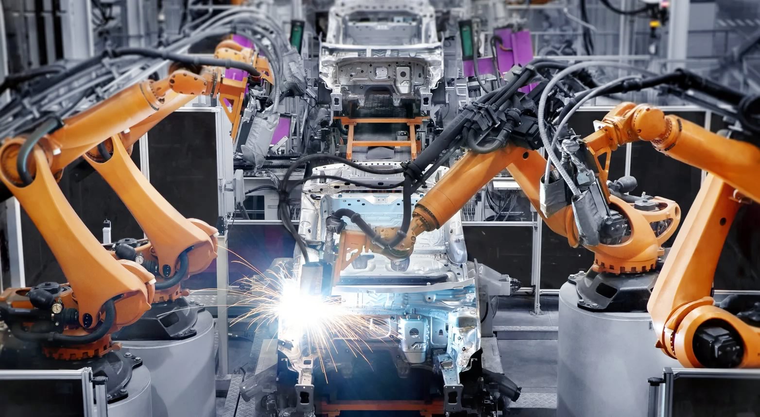 Robótica na fabricação automóveis Robótica na fabricação automóveis